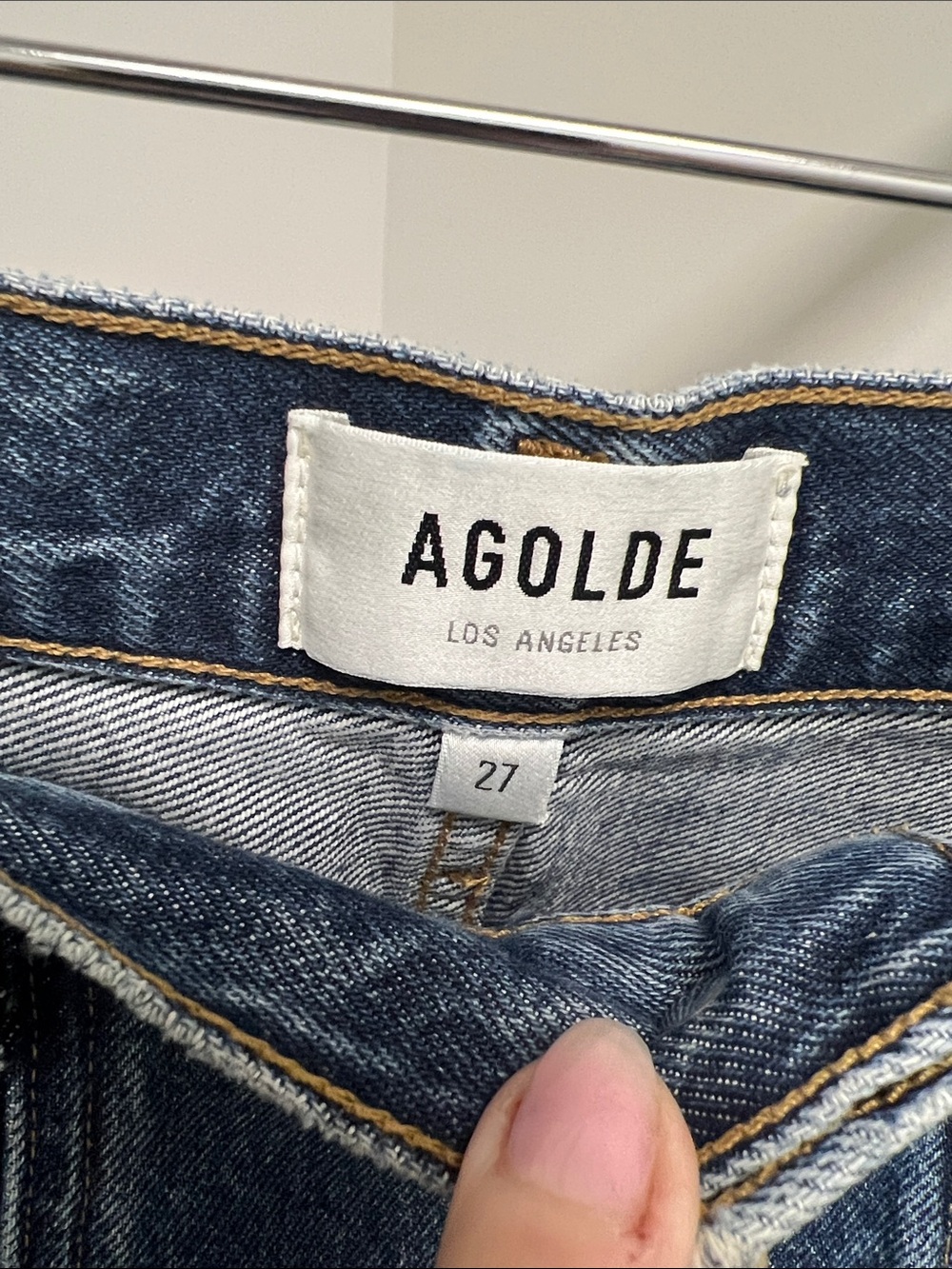 Men's Blue Panel-Detail Jeans - Picture 2 of 6